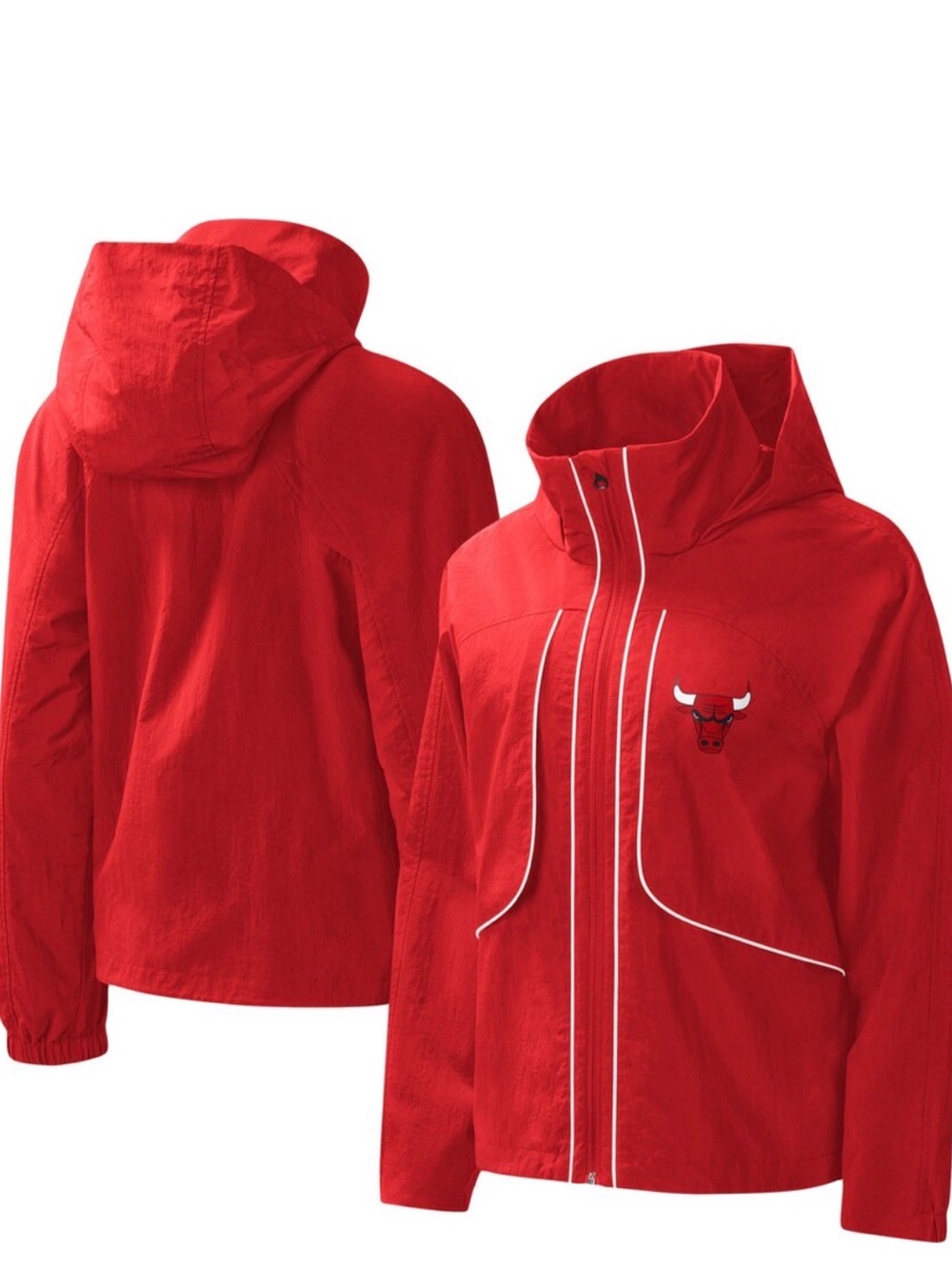 Red Women's Hooded Jacket